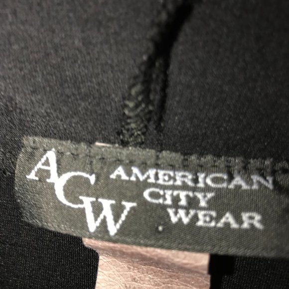 American City Wear 3X black jacket tunic with sparkly mock tank attached. - Picture 14 of 16